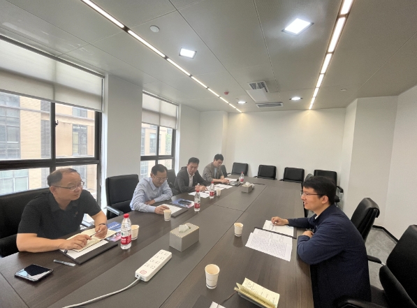 郑州市知识产权维权保护中心书记、主任陈俊强一行赴我司交流